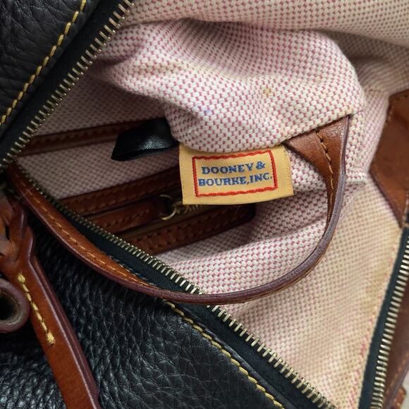 Dooney & Bourke Pebbled Leather Satchel - Picture 14 of 15